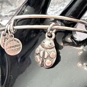 Alex and Anni bracelet with ladybug charm
